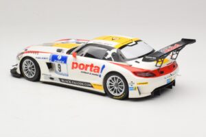 Mercedes SLS AMG GT3 #9 B. Schneider / J. Bleekemolen Black Falcon 24 Hours of Nurburgring Winner 2013 Minichamps 1:18 151133 — photo 5 of 6