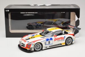 Mercedes SLS AMG GT3 #9 B. Schneider / J. Bleekemolen Black Falcon 24 Hours of Nurburgring Winner 2013 Minichamps 1:18 151133 — photo 6 of 6