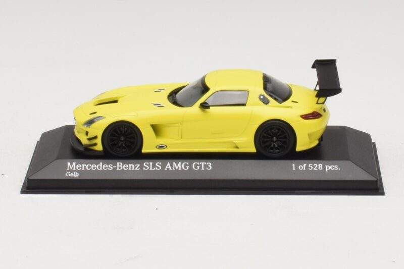 Mercedes SLS AMG GT3 Yellow Minichamps 1:43 410113201 Diecast