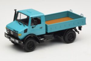 Mercedes Unimog 1300 L Flatbed Truck Blue Minichamps 1:43 439033020 Diecast