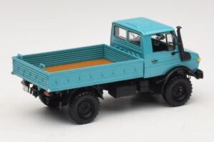 Mercedes Unimog 1300 L Flatbed Truck Blue Minichamps 1:43 439033020 Diecast — photo 2 of 6