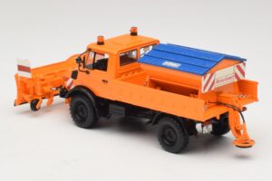 Mercedes Unimog 1300 L Snowplough Orange Minichamps 1:43 439033060 Diecast — photo 5 of 6