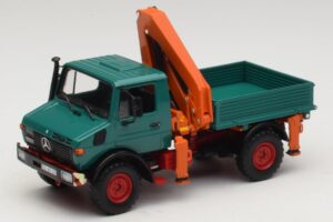 Mercedes Unimog 1300 L Tipper with Loading Crane Minichamps 1:43 439033000 Diecast