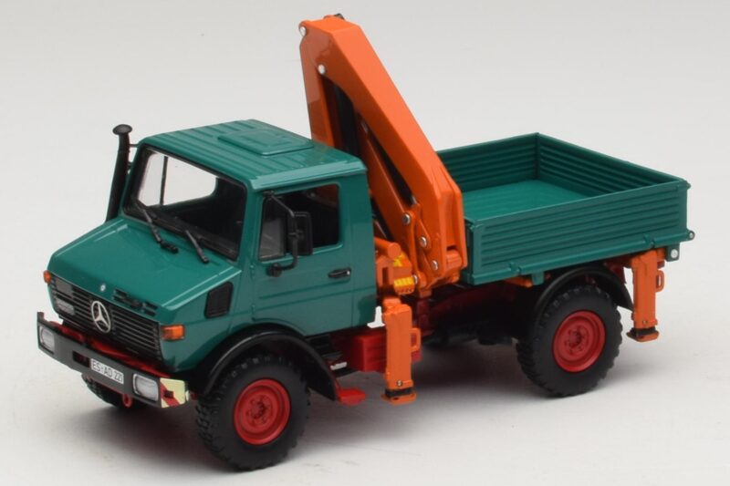 Mercedes Unimog 1300 L Tipper with Loading Crane Minichamps 1:43 439033000 Diecast
