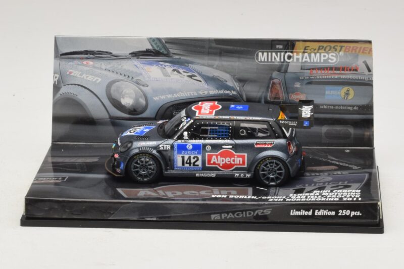 Mini Cooper #142 Von Bohlen / F. Grohs Schirra Motorsport Nurburgring 24 Hours 2011 Minichamps 1:43 43112142 Diecast