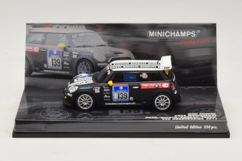Mini Cooper Dörr Motorsport #139 Hahn / Holoch 24 Hours of Nürburgring 2011 Minichamps 1:43 437112139 Diecast