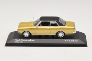 Opel Commodore A Gold Metallic Minichamps 1:43 430046165 Diecast