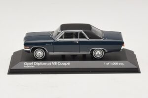 Opel Diplomat A V8 Coupe Dark Blue Minichamps 1:43 400048021 Diecast
