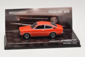 Opel Kadett C Coupe Presentation IAA Frankfurt Red Minichamps 1:43 436045620 Diecast