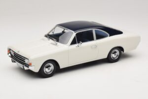 Opel Rekord C Coupe White Blue Minichamps 1:18 107047021 Resin