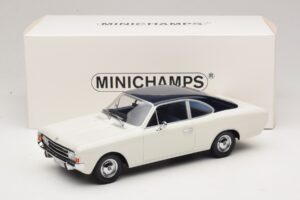 Opel Rekord C Coupe White Blue Minichamps 1:18 107047021 Resin — photo 6 of 6