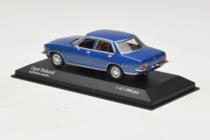 Opel Rekord D Blue Metallic Minichamps 1:43 400044002 Diecast — photo 3 of 4