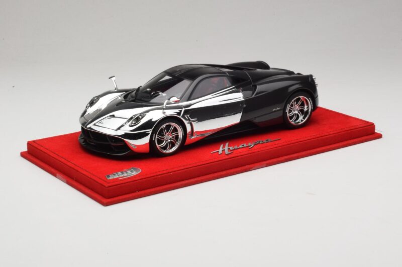 Pagani Huayra Chrome Silver One Off BBR 1:18 P1873CM Resin