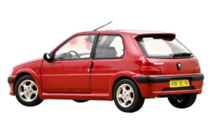 Peugeot 106 S16 Lucifer Red Norev 1:18 184921 Diecast — photo 3 of 3
