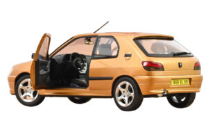 Peugeot 306 S16 Blaze Yellow Norev 1:18 184940 Diecast — photo 2 of 3