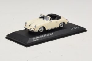 Porsche 356 B Cabriolet Ivory White Minichamps 1:43 400064332 Diecast — photo 2 of 4
