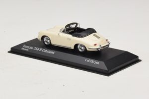 Porsche 356 B Cabriolet Ivory White Minichamps 1:43 400064332 Diecast — photo 3 of 4