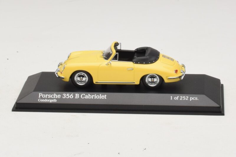 Porsche 356 B Cabriolet Yellow Minichamps 1:43 Porsche 356 B Cabriolet Yellow Minichamps 1:43 400064334 Diecast