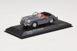 Porsche 356C Cabriolet Grey Minichamps 1:43 430062339 Diecast — photo 2 of 4