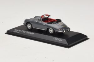 Porsche 356C Cabriolet Grey Minichamps 1:43 430062339 Diecast — photo 3 of 4