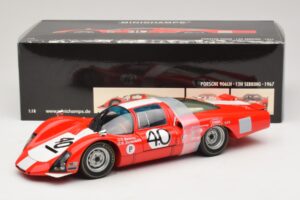 Porsche 906 LH Squadra Tartaruga #40 D. Spoerry / R. Steinemann 12 Hours of Sebring 1967 Minichamps 1:18 100676140 Diecast — photo 8 of 8