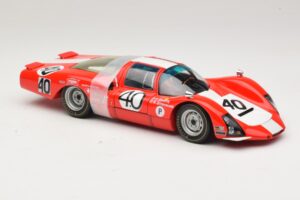 Porsche 906 LH Squadra Tartaruga #40 D. Spoerry / R. Steinemann 12 Hours of Sebring 1967 Minichamps 1:18 100676140 Diecast — photo 6 of 8