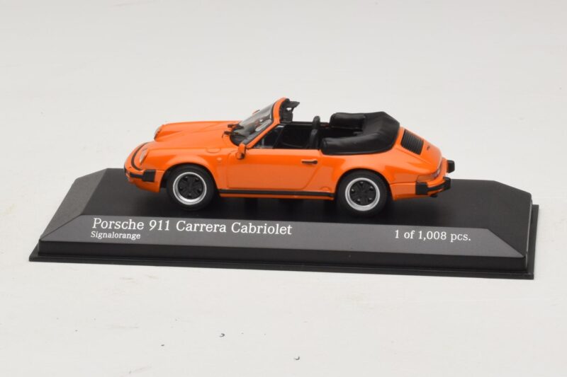 Porsche 911 930 Carrera Cabriolet Orange Minichamps 1:43 Porsche 911 930 Carrera Cabriolet Orange Minichamps 1:43 430062038 Diecast