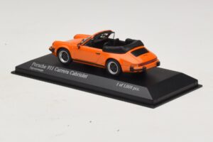 Porsche 911 930 Carrera Cabriolet Orange Minichamps 1:43 430062038 Diecast — photo 3 of 4