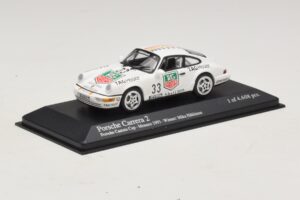 Porsche 911 964 Carrera 2 #33 M. Hakkinen Monaco Carrera Cup Winner 1993 Minichamps 1:43 430936033 Diecast — photo 2 of 4