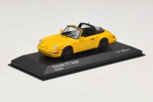 Porsche 911 964 Targa Yellow Minichamps 1:43 400061367 Diecast — photo 2 of 4