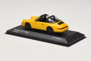 Porsche 911 964 Targa Yellow Minichamps 1:43 400061367 Diecast — photo 3 of 4
