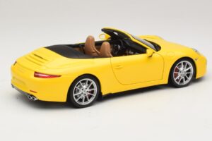 Porsche 911 991 Carrera S Cabriolet Yellow Minichamps 1:18 100061031 Diecast — photo 3 of 8