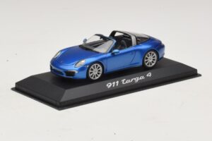 Porsche 911 991 Targa Blue Metallic Minichamps 1:43 WAP0200350E Diecast — photo 2 of 4
