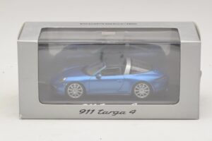 Porsche 911 991 Targa Blue Metallic Minichamps 1:43 WAP0200350E Diecast — photo 4 of 4
