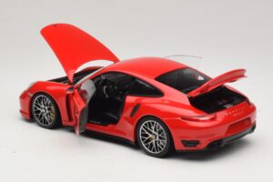 Porsche 911 991 Turbo S Red Minichamps 1:18 110062320 Diecast — photo 5 of 8