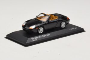Porsche 911 996 Cabriolet Black Metallic Minichamps 1:43 400061090 Diecast — photo 2 of 4