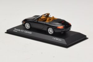 Porsche 911 996 Cabriolet Black Metallic Minichamps 1:43 400061090 Diecast — photo 3 of 4