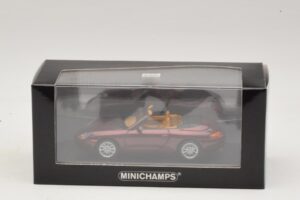 Porsche 911 996 Cabriolet Red Metallic Minichamps 1:43 400061092 Diecast — photo 4 of 4