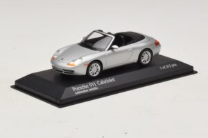 Porsche 911 996 Cabriolet Silver Metallic Minichamps 1:43 400061091 Diecast — photo 2 of 4