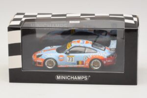 Porsche 911 996 GT3 RSR Gulf #73 Lefort / Lambert 1000km Spa 2005 Minichamps 1:43 400056473-P1 Diecast — photo 4 of 4