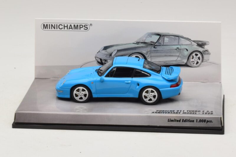 Porsche 911 996 Turbo S 3.6 Anniversary Edition Blue Minichamps 1:43 Porsche 911 996 Turbo S 3.6 Anniversary Edition Blue Minichamps 1:43 436069270 Diecast