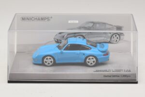 Porsche 911 996 Turbo S 3.6 Anniversary Edition Blue Minichamps 1:43 436069270 Diecast — photo 4 of 5