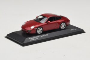 Porsche 911 997 Carrera 4S Red Metallic Minichamps 1:43 400066422 Diecast — photo 2 of 4