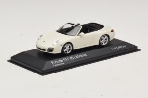 Porsche 911 997 Carrera 4S Cabriolet White Minichamps 1:43 400066431 Diecast — photo 2 of 4