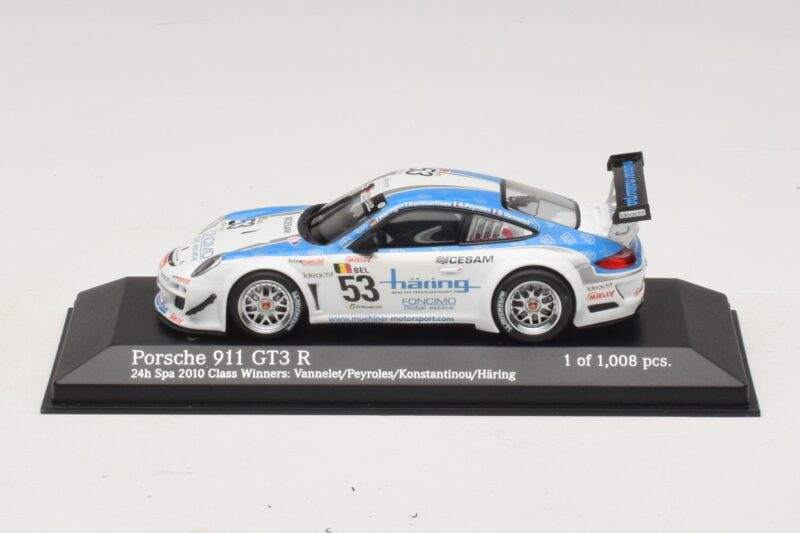 Porsche 911 997 GT3 R #53 Vannelet / Pyroles Class Winners 24 Hours of Spa 2010 Minichamps 1:43 Porsche 911 997 GT3 R #53 Vannelet / Pyroles Class Winners 24 Hours of Spa 2010 Minichamps 1:43 400108953 Diecast