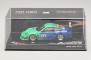 Porsche 911 997 GT3 R Falken #44 Nurburgring 2011 Minichamps 1:43 447116144 Diecast — photo 4 of 5
