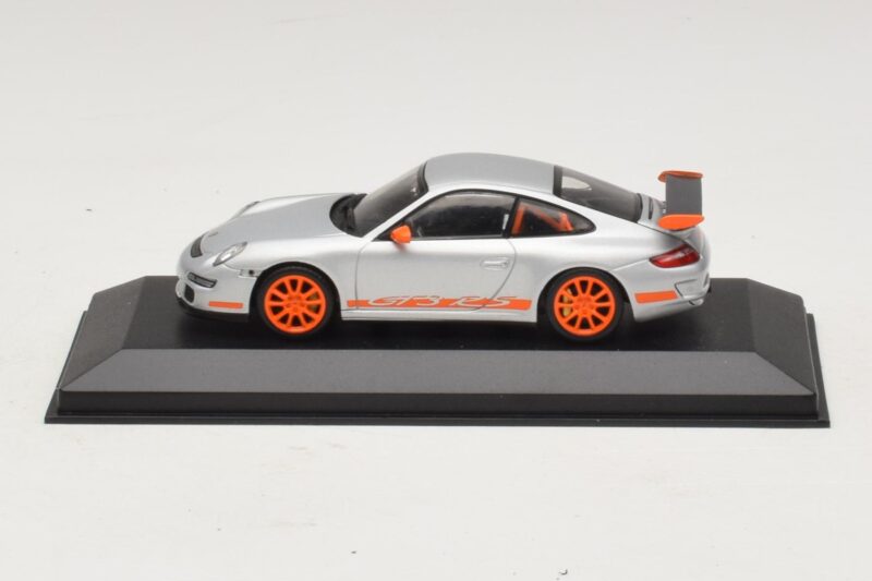 Porsche 911 997 GT3 RS Silver Orange Minichamps 1:43 403066013 Diecast