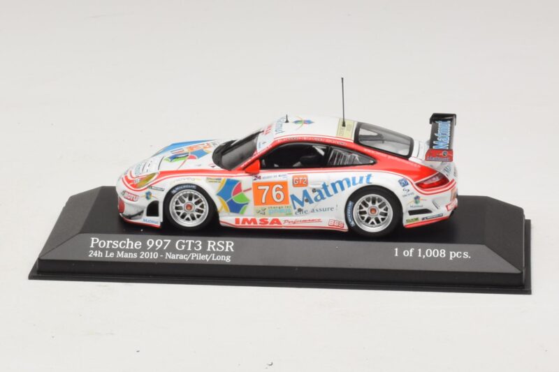 Porsche 911 997 GT3 RSR GT2 #76 R. Narac / J-K. Vernay / P. Pilet 24 Hours of Le Mans 2010 Minichamps 1:43 410106976 Diecast