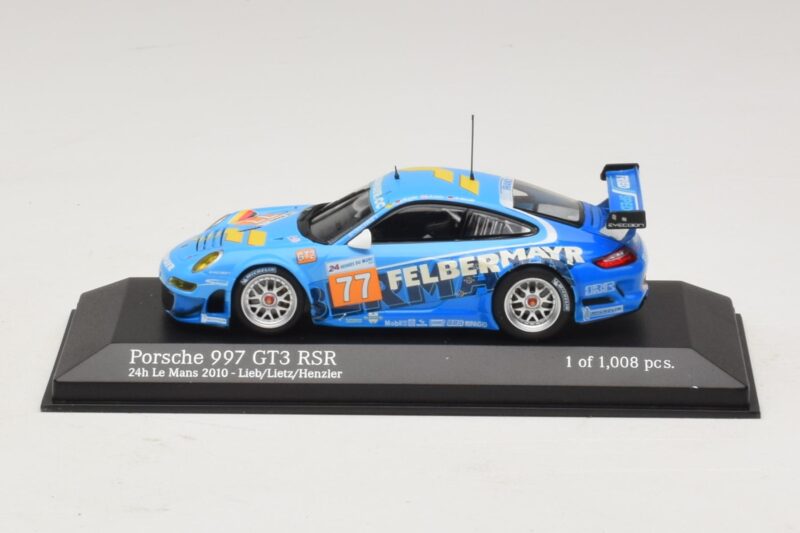 Porsche 911 997 GT3 RSR GT2 #77 M. Lieb / R. Lietz / W. Henzler 24 Hours of Le Mans 2010 Minichamps 1:43 Porsche 911 997 GT3 RSR GT2 #77 M. Lieb / R. Lietz / W. Henzler 24 Hours of Le Mans 2010 Minichamps 1:43 410106977 Diecast