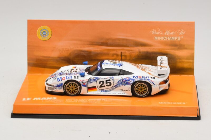 Porsche 911 GT1 #25 B. Wollek / T. Boutsen / H-J. Stuck 24 Hours of Le Mans 1996 Minichamps 1:43 Porsche 911 GT1 #25 B. Wollek / T. Boutsen / H-J. Stuck 24 Hours of Le Mans 1996 Minichamps 1:43 403966625 Diecast
